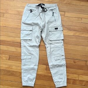 Hollister Light Tan Cargo Joggers
